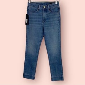 NWT $267 Rag & Bone Cropped Cigarette Jeans in Bunny’s